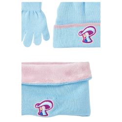 Bonnet gant snood La Reine des Neiges