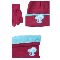 Bonnet gant snood La Reine des Neiges